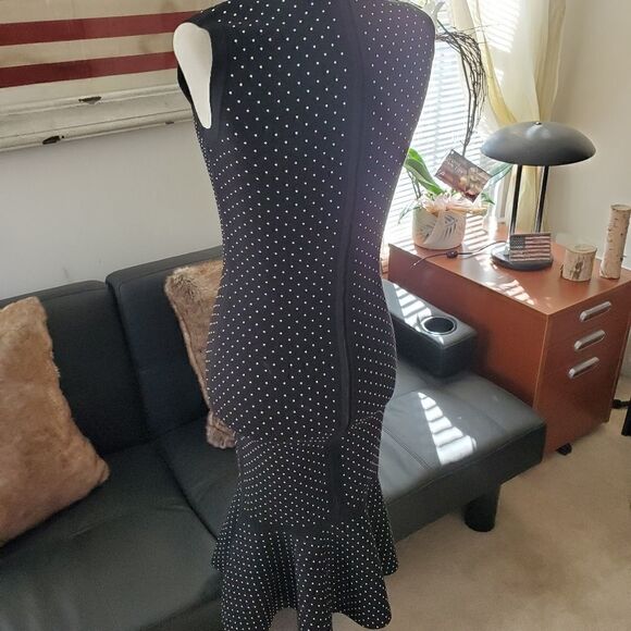 Michael Kors Collection Studded Black Sheath Dress NWT Size X-small - Picture 6 of 16